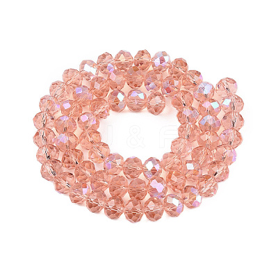 Electroplate Glass Beads Strands LS-EGLA-A044-T8mm-L21-1