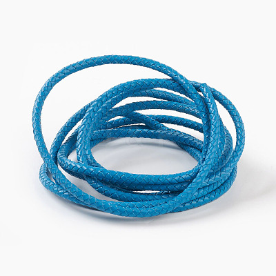 Braided Leather Cord with Core WL-F009-B11-6mm-1