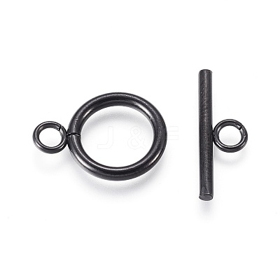304 Stainless Steel Toggle Clasps Ion Plating(IP) X-STAS-F232-04-B-1