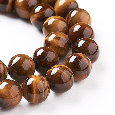 Natural Tiger Eye Beads Strands Z0RQS015-1