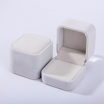 Square Velvet Ring Jewelry Boxes PAAG-PW0012-39A-1