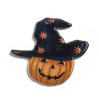 Halloween Printed Acrylic Pendants MACR-G059-03A-1