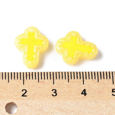 Baking Paint Glass Enamel Beads BLOW-D300-06O-1