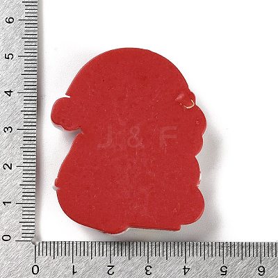 Christmas Theme Opaque Resin Cabochons RESI-F053-A03-1