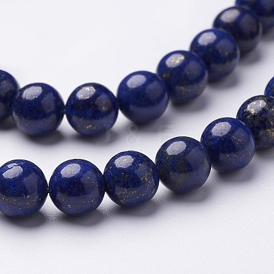 Dyed Grade A Natural Lapis Lazuli Beads X1-GSR8mmC123-1
