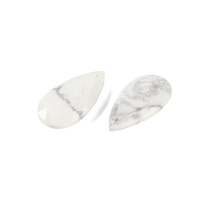 Natural Howlite Pendants G-C140-05C-1