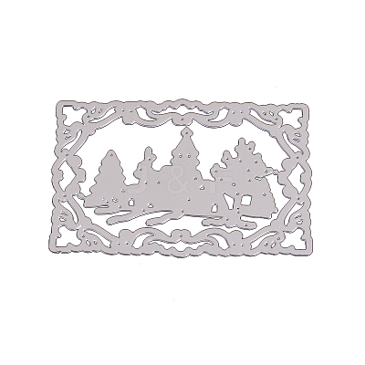 Church Frame Carbon Steel Cutting Dies Stencils X-DIY-F036-37-1