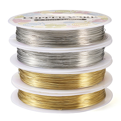 4 Rolls 4 Style Copper Wire CWIR-TA0001-02-1