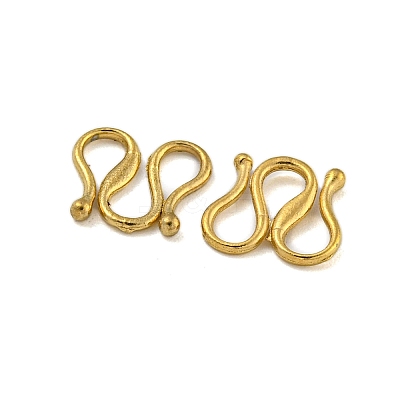 Ion Plating(IP) 304 Stainless Steel S-Hook Clasps STAS-U007-19A-G-1
