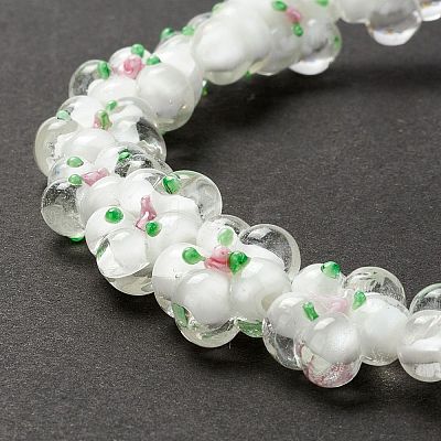 Handmade Lampwork Beads Strands LAMP-D015-08K-1