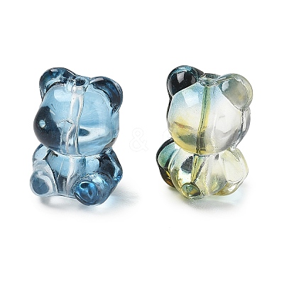 Baking Paint Transparent Glass Beads GL-CBA7B2B-09-1
