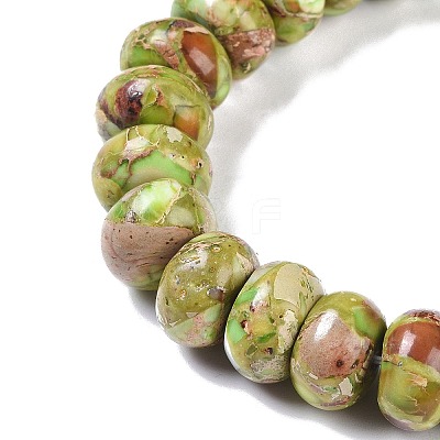Dyed Synthetic Imperial Jasper Beads Strands G-P529-E01-A04-1