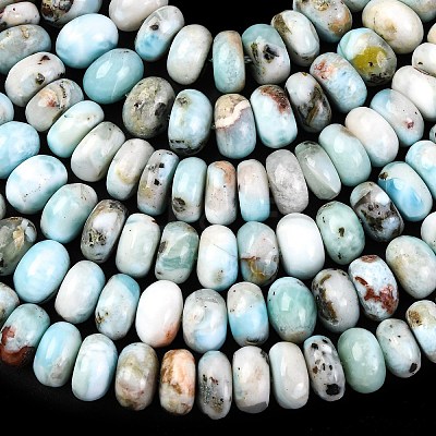 Natural Larimar Beads Strands G-H004-A01-02-1