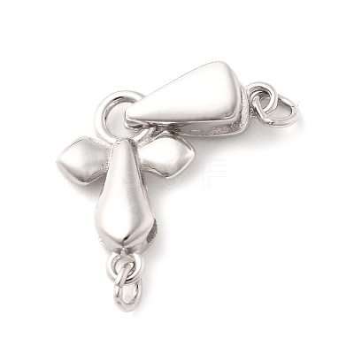 925 Sterling Silver Fold Over Clasps STER-S013-05P-1