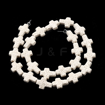 Natural Lava Rock Beads Strands G-L498-E01-01C-1