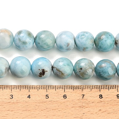 Natural Larimar Beads Strands GG-CBA007A-B01-12mm-1