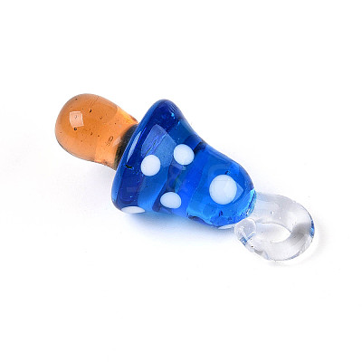 Handmade Lampwork Pendants LAMP-T025-05C-1