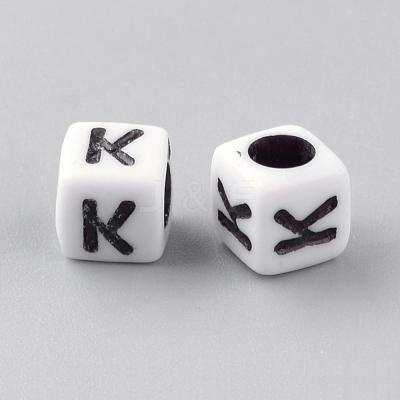 Opaque Acrylic Beads SACR-Q188-02K-1
