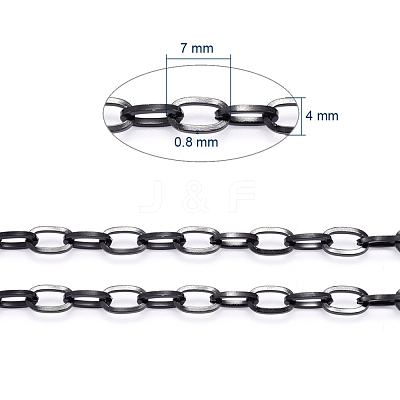 304 Stainless Steel Cable Chains CHS-H007-32B-1