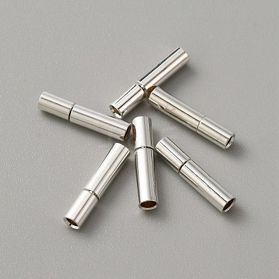 Brass Bayonet Clasps KK-WH0062-36A-S-1