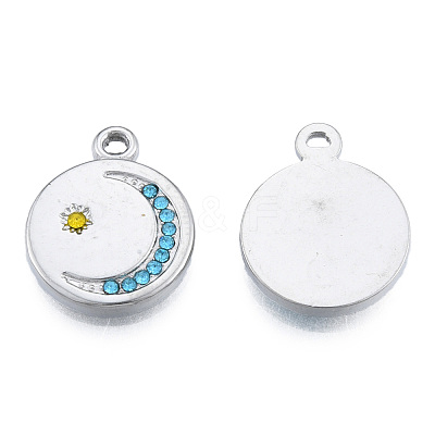 304 Stainless Steel Pendants STAS-N098-162P-1