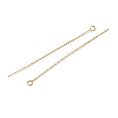 304 Stainless Steel Eye Pins STAS-K293-13G-0.6x60mm-1