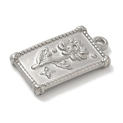 Anti-Tarnish 304 Stainless Steel Pendants STAS-Q334-26P-1