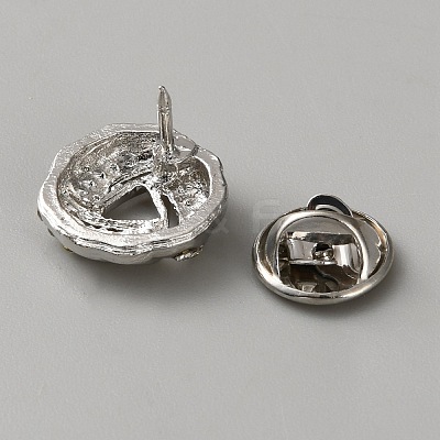 Zinc Alloy Rhinestone Brooches AJEW-WH0816-239P-02-1
