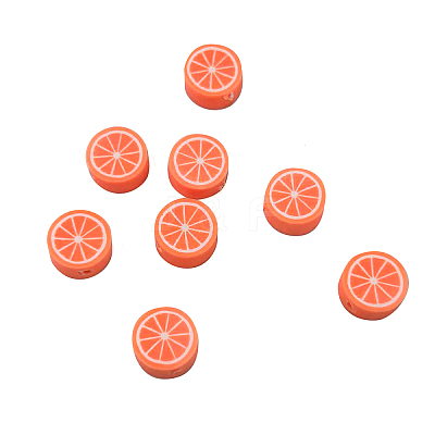 100Pcs Handmade Polymer Clay Beads SIL-CJC0003-05-1