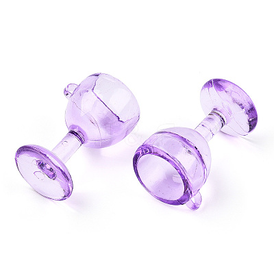 Transparent Acrylic Pendants TACR-S133-001-1