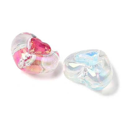 UV Plating Transparent Acrylic Beads AC-CBA47F0-01-1