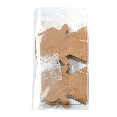 40Pcs Paper Jewelry Display Cards CDIS-FS0001-32C-1