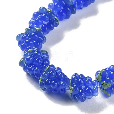 Handmade Lampwork Beads Strands LAMP-Q036-05F-1
