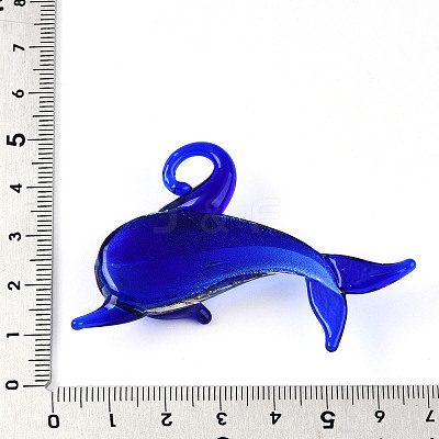 Handmade Lampwork Big Pendants LAMP-T023-10A-1