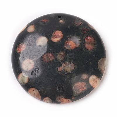 Natural Plum Blossom Jade Pendants G-G770-01B-1