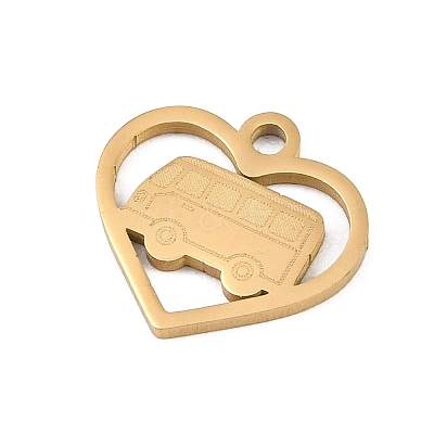 304 Stainless Steel Charms SA-CBAE30B-03G-G-1
