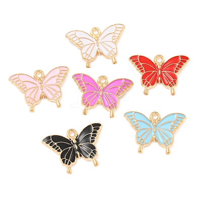 Alloy Enamel Pendants ENAM-M221-03KCG-M-1
