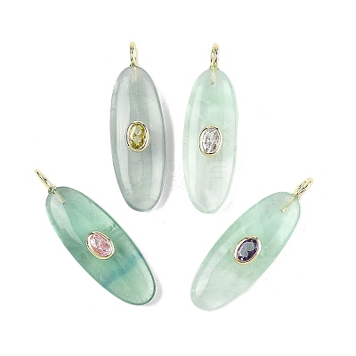 Natural Mixed Gemstone Pendants G-D357-02-1