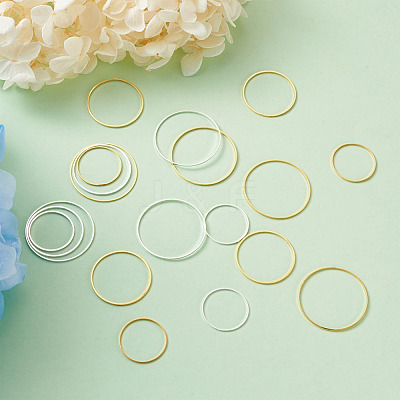 Brass Linking Rings KK-YS0001-03-1