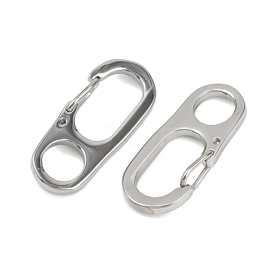 304 Stainless Steel Rock Climbing Carabiners STAS-B089-02B-P-1