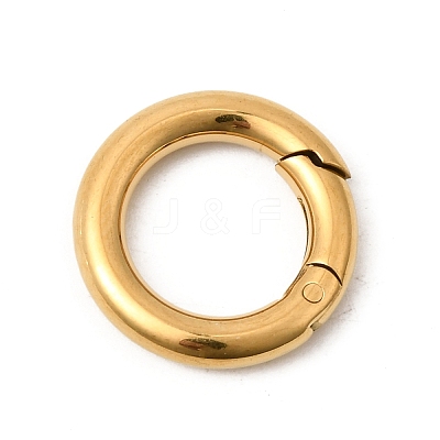 304 Stainless Steel Spring Gate Rings STAS-B128-05G-01-1