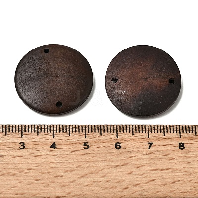 Natural Wood Links Connector Charms WOOD-A026-12-1