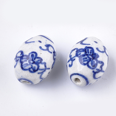 Handmade Porcelain Beads X-PORC-S498-65-1