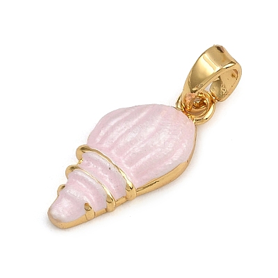 Brass Enamel Pendants LS-KK-P332-01B-G-1