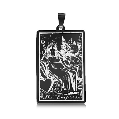 201 Stainless Steel Pendants STAS-S105-LA461-14-1