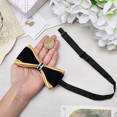 Imitation Leather Bow Ties AJEW-WH20020-441C-1