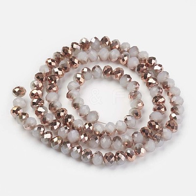 Electroplate Glass Beads Strands EGLA-A034-J10mm-N03-1