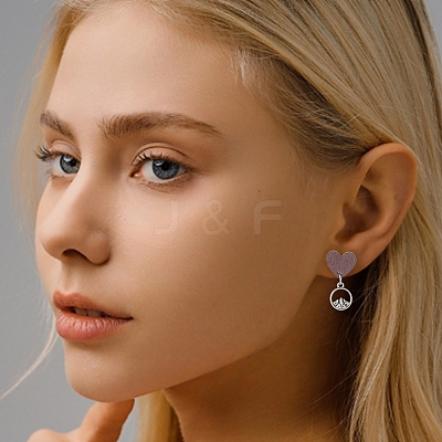 60Pcs Wood Stud Earrings Finding EJEW-FI0003-33A-1