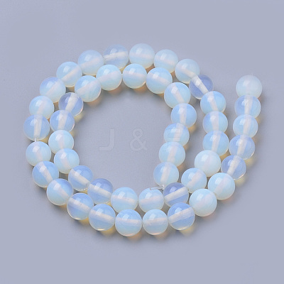 Opalite Beads Strands G-S259-48-14mm-1