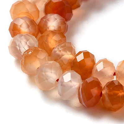 Natural Banded Agate/Striped Agate Beads Strands G-E605-A02-01H-1